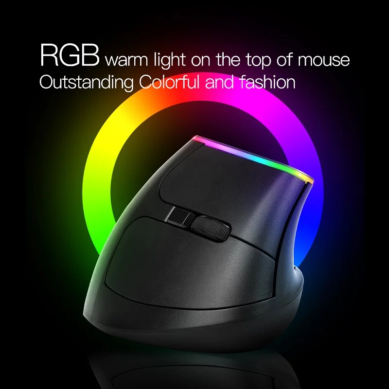 TRAVOR Wireless Mouse 2.4 G 1600 DPI Optická Myš Ergonomický Vertikálne Hernej Myši Na Počítač, Notebook