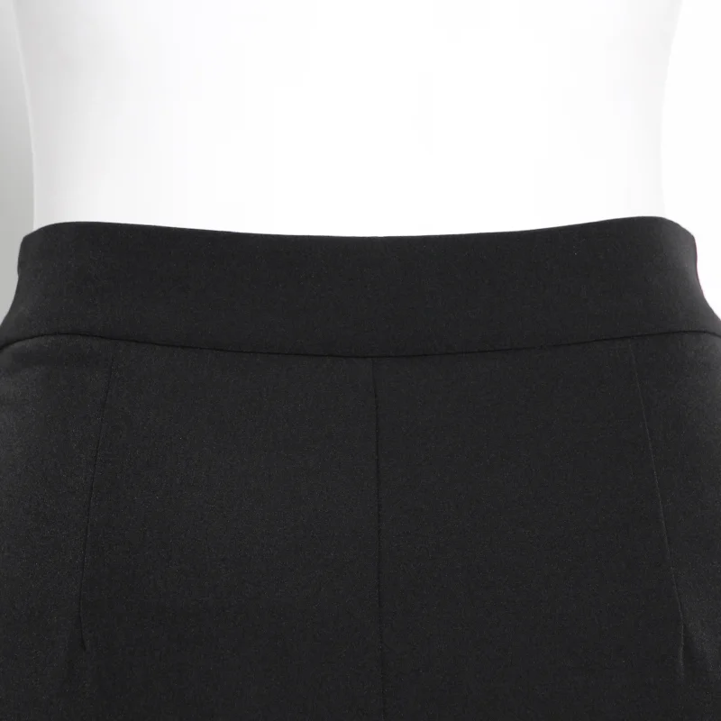 TWOTWINSTYLE Patchwork Skladaný Obličkového Nohavice Pre Ženy, Vysoký Pás Pevné Minimalistický Nohavice Žena 2020 Klesnúť Nové Módne Oblečenie