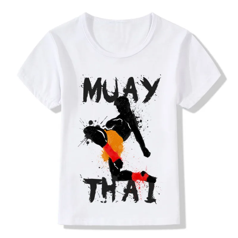 Ultimate Fighting Muay Thai Hardcore Boj Dizajn Detí T-Košele Deti Ležérne Oblečenie Chlapci Dievčatá Módne Topy Tees
