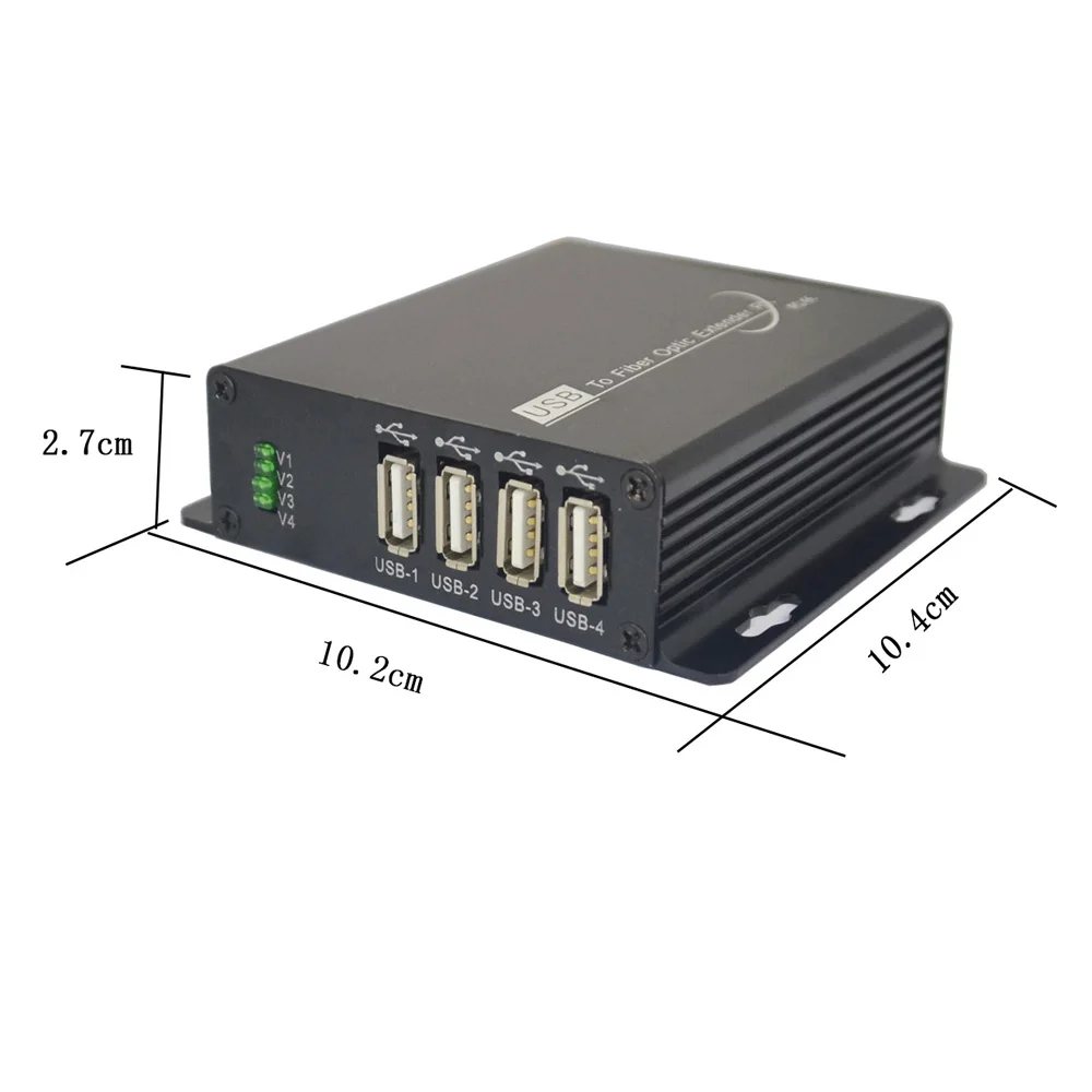USB Fiber Converter/Extender, USB2.0 nad optický Singlemode SM 300m a Multimode MM 300 m U disk, Tlačiareň, Skener