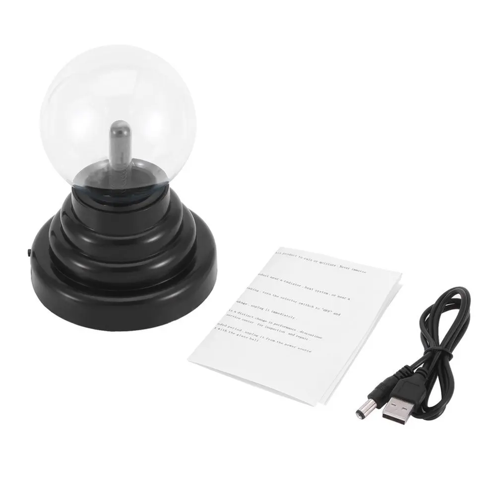 USB Magic Zemegule Ploche Nočné Svetlo Plasma Ball Oblasti Osvetlenie Lampa Domácej Strany Loptu Nočné Svetlo Lampy Dekor