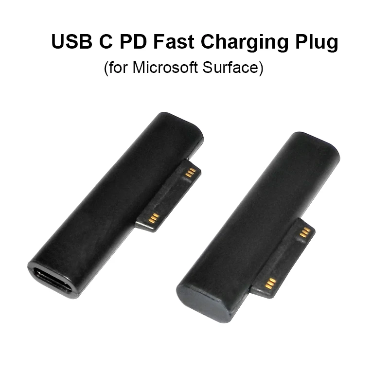 USB Typu C PD Rýchle Nabíjanie Konektor Converter pre Microsoft Surface Pro 3 4 5 6 Ísť USB C Ženské Adaptér Konektor pre Povrchovú Knihy