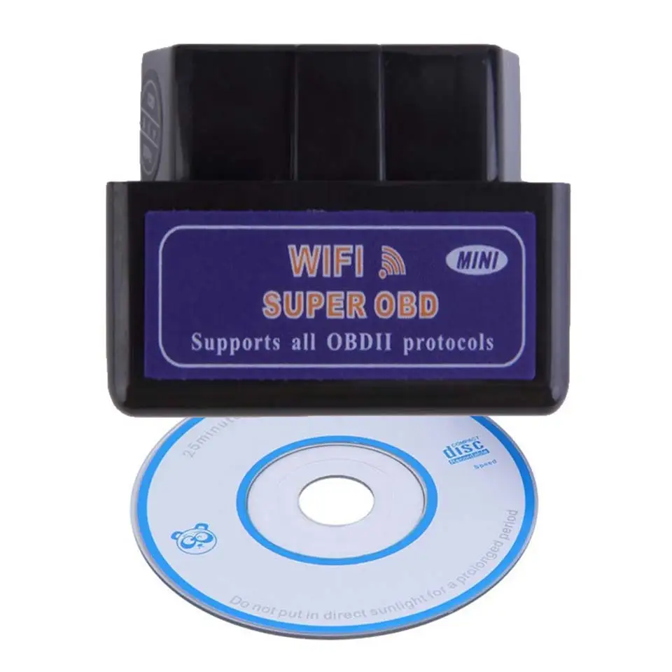 V1.5 ELM327 WiFi Auto Diagnostický Scanner Mini ELM 327 V 1.5 OBD2 Skener Na Android/iOS elm-327 WI-FI OBD 2 Diagnostické Nástroje