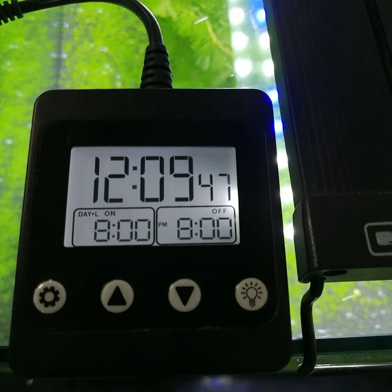 Veľký problém LED Akvarijné Svetlo Radič Stmievač Modulátor s LCD Displejom akvárium ligent Načasovanie Stmievanie Systém