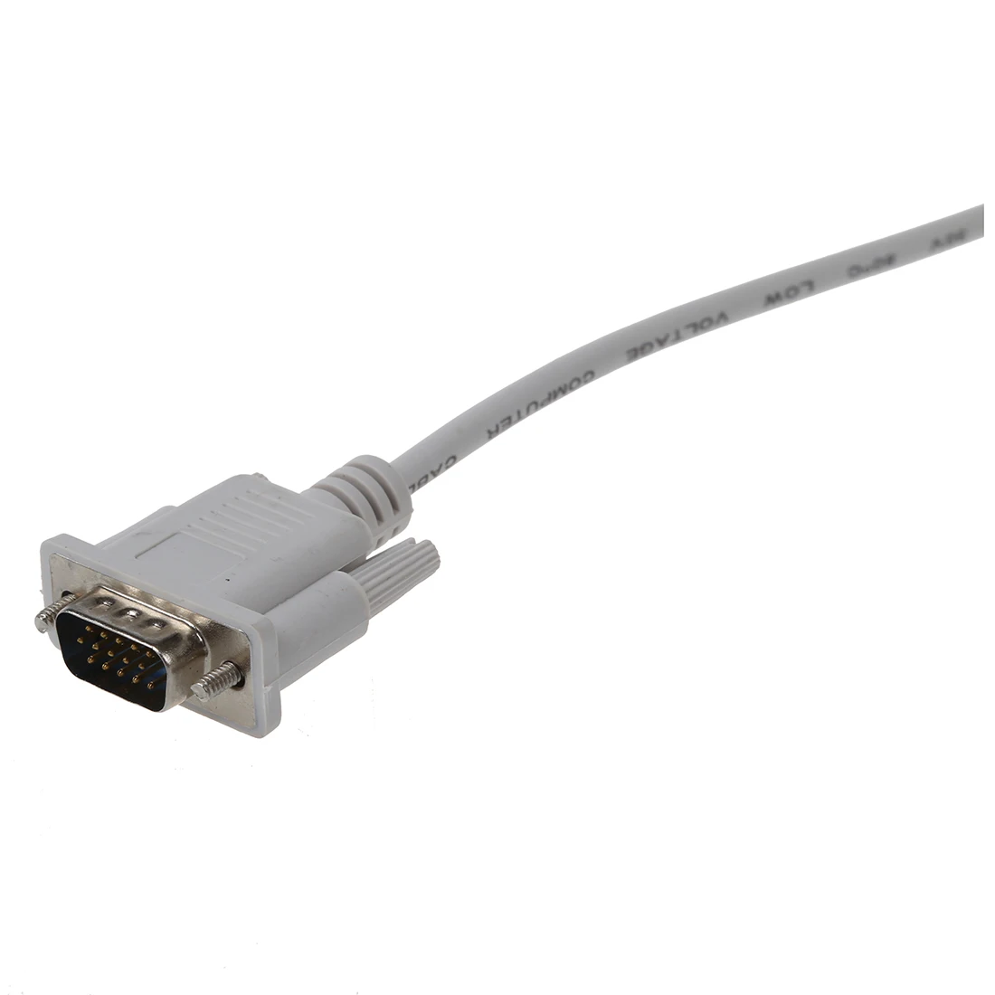 VGA DB15 Mužov RS232 DB9 Pin Male Kábel Adaptéra / Video Grafický Predlžovací Kábel (Biely 1,5 M)