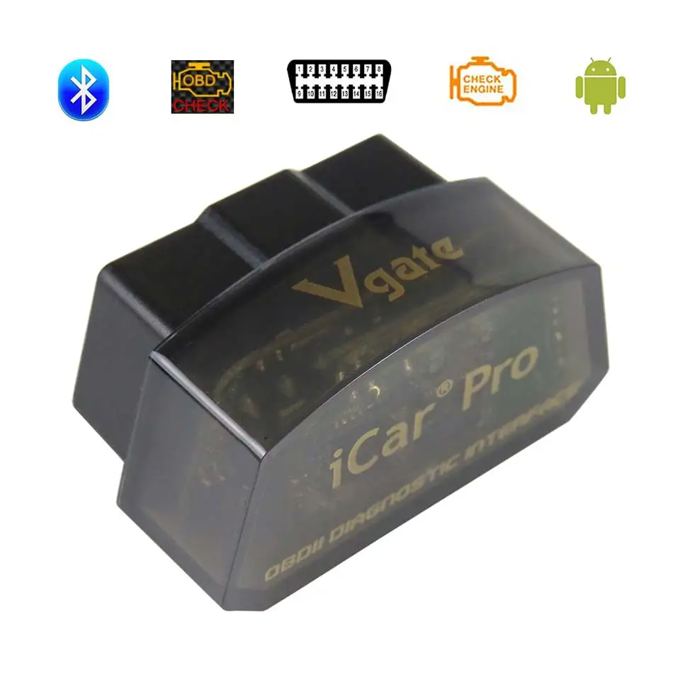 Vgate iCar Pro Elm327 Bluetooth OBD2 Auto Diagnostický nástroj iCar2/iCar3 Elm 327 Bluetooth 3.0/4.0 OBD Skener Pre Android alebo iOS