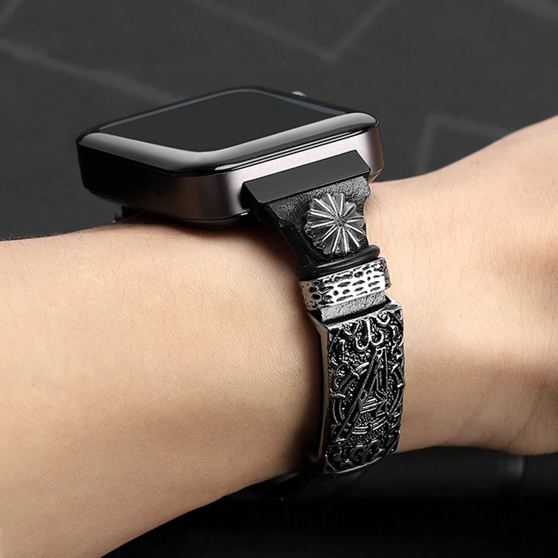 Vintage kožený náramok na zápästie Pre xiao smart hodinky NOVÉ 2019 Náhradný popruh Pre mi pozerať Watchband Príslušenstvo
