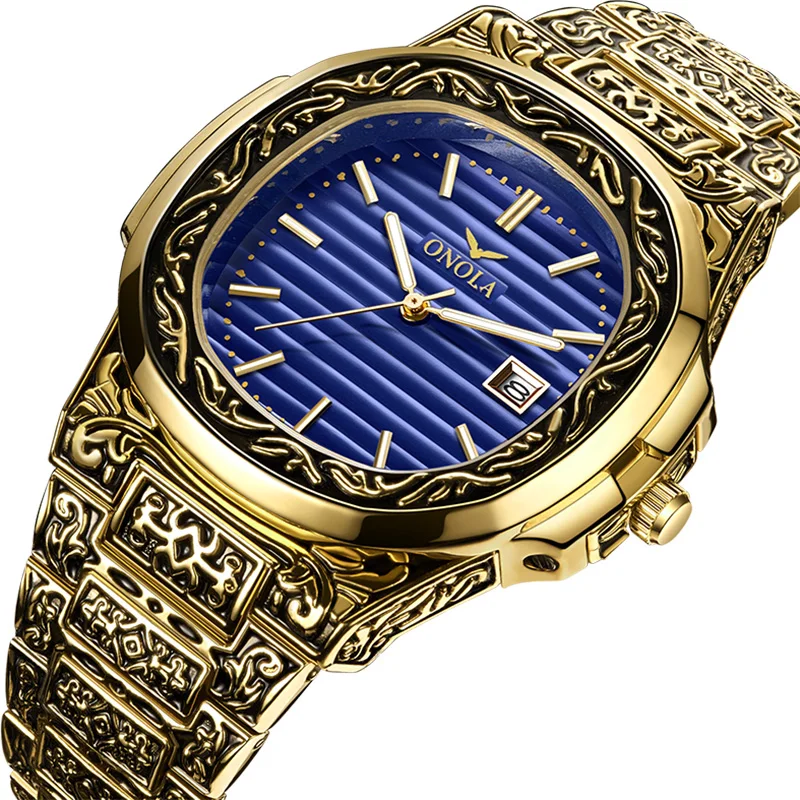 Vintage quartz hodinky mužov top značky man hodinky luxusné módne business gold hodiny, náramkové hodinky z Nerezovej Ocele Kapely žena reloj