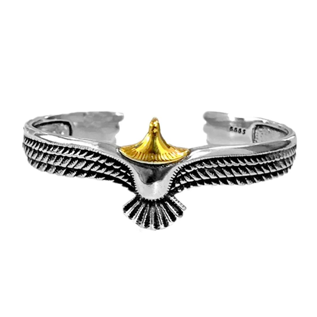 Vintage Viking Raven Eagle Náramok Náramok Pohanské Šperky Eagle Putá Náramok Retro Otvorenie Nastaviteľné Ženy, Mužov, Prívesky, Šperky