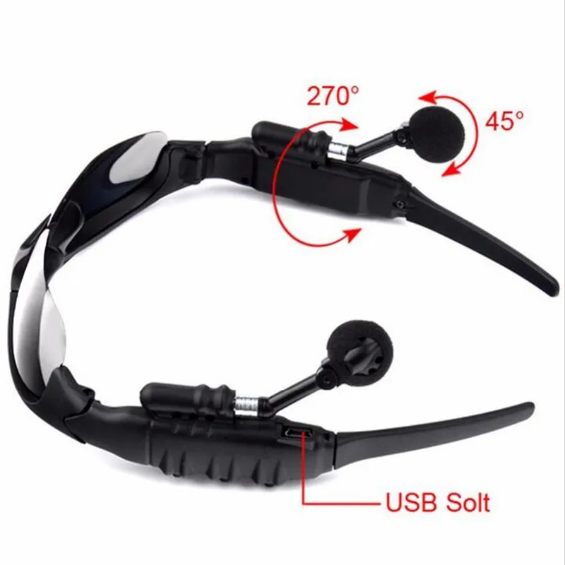 Vonkajšie Polarizované slnečné Okuliare, Bluetooth Slúchadlá Bezdrôtové Slúchadlá s Mikrofónom Stereo Headset pre Huawei Callphone fone de ouvido