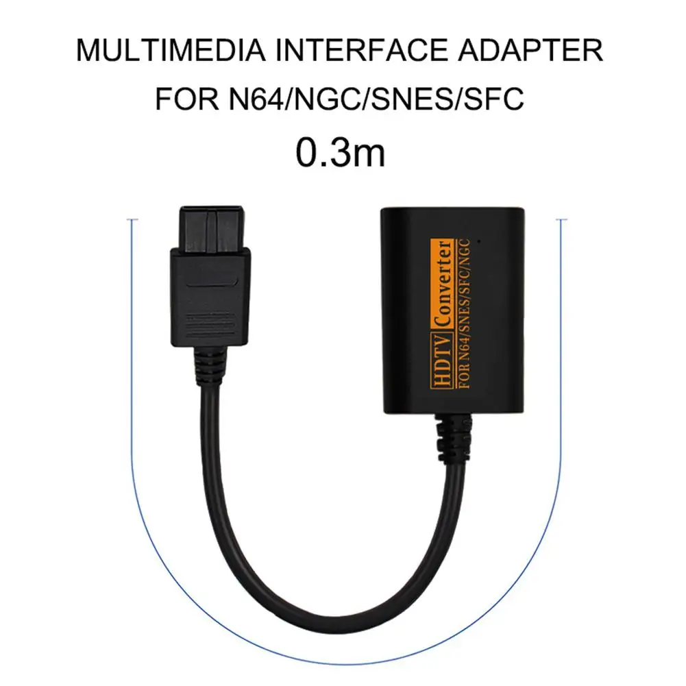 Vysoko Kvalitné Video Converter Plug And Play Retro 720P HDMI Herné Konzoly Converter Pre NGC/N64/SNES/SFC