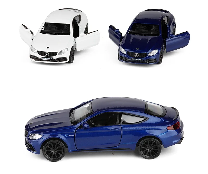 Vysoká Simulácia Nádherné Diecasts & Hračky: RMZ mestské Vozidlo, Styling C63 AMG S Coupe 1:36 Zliatiny Diecast Model Vytiahnuť Späť Autá