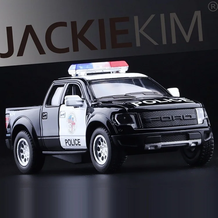 Vysoká Simulácia Nádherné Diecasts&Hračky KiNSMART Auto Styling Ford F150 Raptor pickupy 1:46 Zliatiny Diecast SUV Modelu