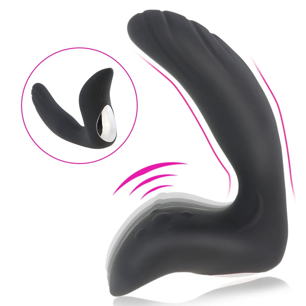 Výkonné Vibračné Prostaty Masér Análny Plug 10 Stimulácia Vzory Zadok Plug Silikónové Dospelých, Sexuálne Hračky pre Mužov Nepremokavé