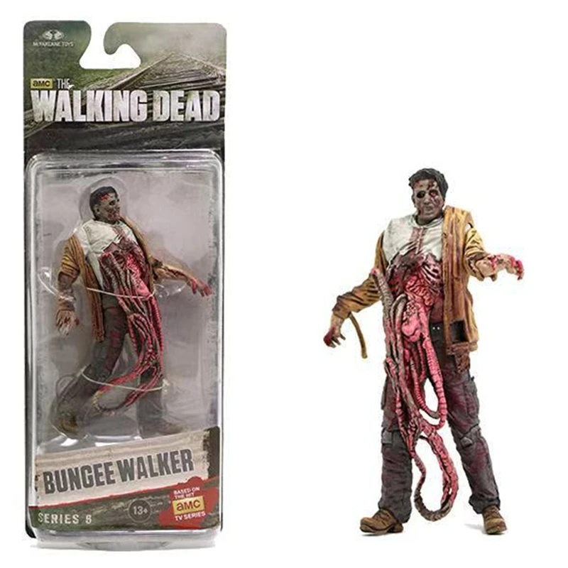 Walking Dead Rick Grimes Daryl Dixon Guvernér Bungee Walker Michonne Carol Greene Hračka z PVC Akcie Obrázok Modelu Darček