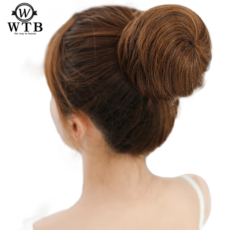WTB Vlasy, 4 Farby k Dispozícii Buchta Vlasy Chignon Syntetické Šišku Navi Príčesky Vysokej Teplote Vlákno pre Ženy