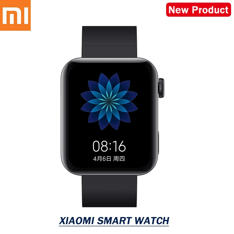 Xiao MI Pozerať Smartwatch GPS, NFC, WIFI ESIM Hovoru Android Náramkové hodinky Odpoveď Bluetooth Fitness Srdcovej frekvencie Smart Hodinky