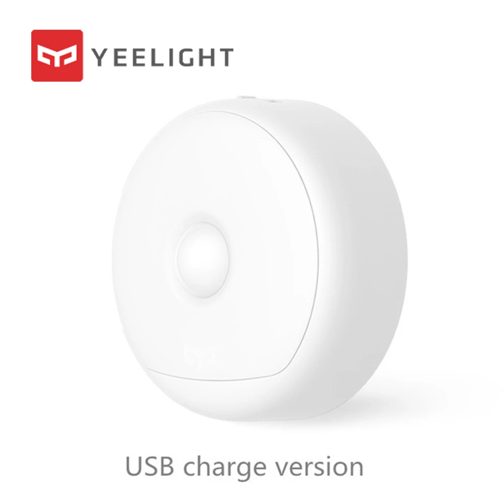 Yeelight LED Nočné Svetlo S Háčikmi Diaľkové Telo, Pohybový Senzor Infračervené Magnetické USB Spoplatnená Verzia Svetlo