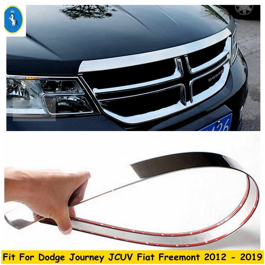 Yimaautotrims Auto Príslušenstvo Predná Kapota Motora Mriežka Gril Bumper Kryt Výbava Pre Dodge Journey JCUV Fiat Freemont 2012 - 2019