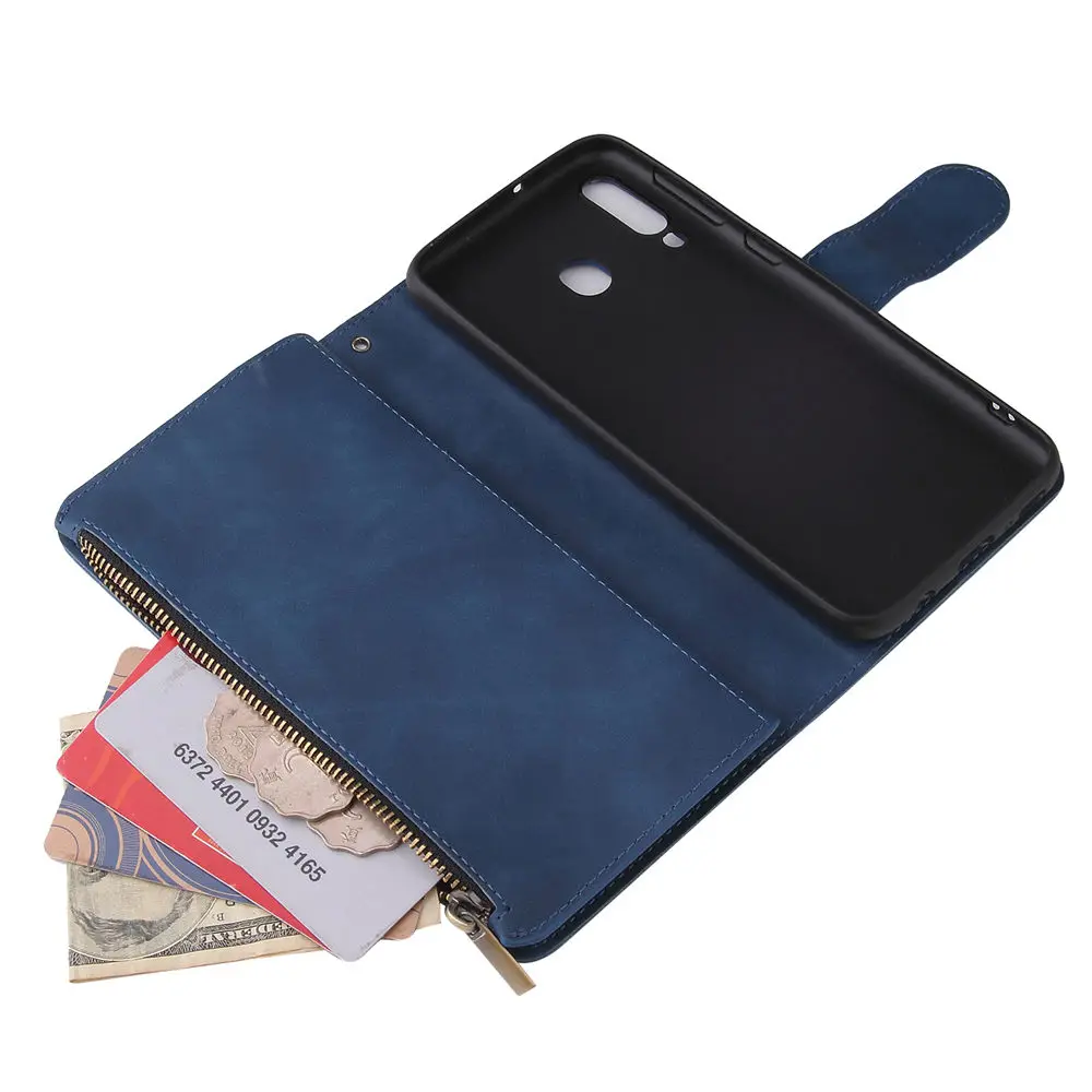 Zips Peňaženky Etui Pre Prípad Samsung M21 2020 vyklápací Kryt na Samsung Galaxy M30s M307 M215 prípade Luxusné Kožené Book Telefón Prípade Coque