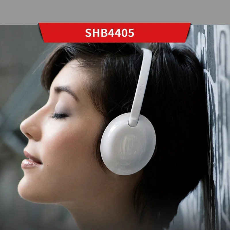 Úradný Skutočné Philips Bezdrôtové slúchadlá SHB4405 s Bluetooth 4.1 Lítium-Polymérová Ovládanie Hlasitosti na Poznámka 8 S9