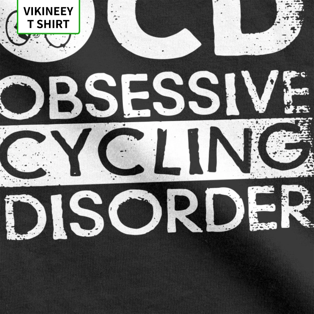 Človeka OCD Obsessive Cyklistické Tričko Porucha Ročník MTB Horský Bicykel Bicykel T-Tričko Krátke Rukávy Topy Bavlna Classic