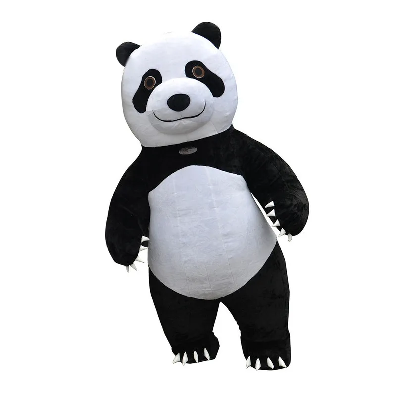 Ľadový Medveď Panda Nafukovacie Maskot Kostým Party Šaty, Oblečenie Inzercia Propagácia, Karneval, Halloween, Vianoce, Veľká Noc Dospelých
