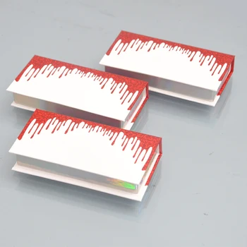 10/30/100Pack Veľkoobchod Lash Boxy Obaly Rias Box Package Vlastný Darček Červená Magnetické make-up Skladovanie Držiteľa Prípade Predajcov
