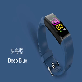115plus Veľkoobchod súkromných označenie modrý zub pripojiť HR monitor krvného tlaku fitness šport tracker smart hodinky, náramok