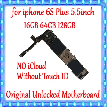 16 GB 64 GB 128 GB základná Doska Pre iPhone 6S Plus doske Bez Dotyk ID pre iphone 6S Plus Doske Testované