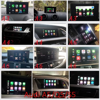 2021 IOS Auto Apple Airplay Bezdrôtový CarPlay Box Pre Audi A1 A3 A4 A5 A6 Q2 Q3 O5 S5 Q7 Pôvodnú Obrazovku Upgrade Systému MMI