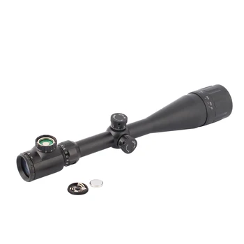 6-24x50 AOE Riflescope Červená Zelená osvetlené Puška Rozsah Kuše Reticle Optickým Zameriavačom pre lov s 11 mm alebo 20 mm úchytky