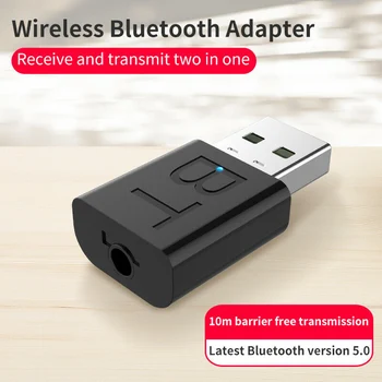Bluetooth 5.0 Audio Vysielač, Prijímač USB Adaptér pre TV, PC a Auto Reproduktorov Notebooku DU55