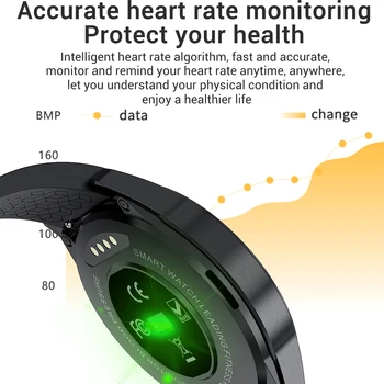 Bluetooth Hovor Smart Hodinky Ženy Muži Zdravie Náramok Fitness Sledovanie Krvného Tlaku Kyslíka Monitorovanie Srdcovej Frekvencie Športové Hodinky