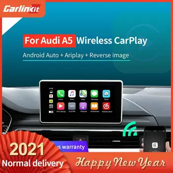 Carlinkit Bezdrôtový Apple CarPlay Android Auto pre 2009-2018 Audi A5 S5 MMI 3G/3G+ MuItimedia Rozhranie CarPlay & Android auto