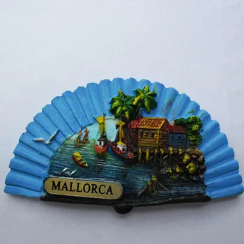 Chladnička magnet španielsko cestovného Ruchu so suvenírmi Európskej Mallorca Chladnička magnetických Nálepiek pre domáce dekorácie Cestovné Dary
