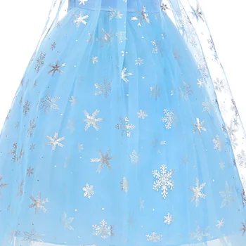 Disney Elsa Princezná Dievčatá Šaty Deti Šaty pre Dievčatá Zdobiť Kostým Party Halloween Oblečenie Mrazené 2 detské Oblečenie