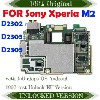 Dobré Pracovné Používa Odomknutý WCDMA Pre Sony Xperia M2 S50H D2302 D2303 D2305 Doske Doske Logiky Matka Rada MB Doska
