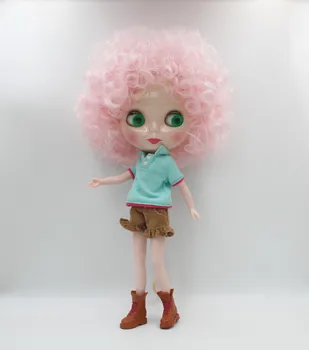 Doprava zadarmo veľké zľavy RBL-726 DIY Nahé Blyth bábika darček k narodeninám pre dievča 4colour veľké oko bábika s krásnymi Vlasmi roztomilá hračka