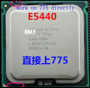 E5440 2.83 GHz/12M/1333Mhz/CPU rovná LGA775 Core 2 Quad Q9550 CPU pracuje na LGA775 doske nie je potrebné adaptér