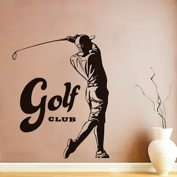 Golf Športové Hry Stenu Obtlačok na Golf Club Dekor Hráčov Golfu Samolepky na Stenu Vodotesný Pre Spálne Vinyl na Stenu Dekor nástenná maľba X241