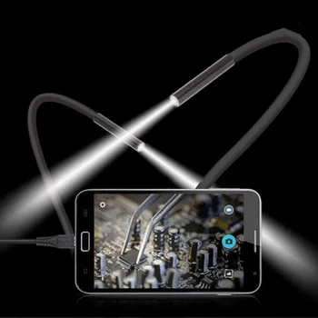 Horúce 720P USB Android Endoskopu Fotoaparát Flexibilné Had Trubice Inšpekcie Endoskopu Telefón & PC Borescope Nástroj