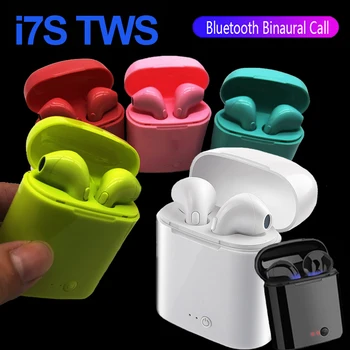 I7s TWS Bezdrôtové Slúchadlá Bluetooth Slúchadlá S Mikrofónom 3D Športové Slúchadlá Auriculares Sluchawki Bezprzewodowe Doprava Zadarmo