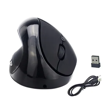 Ingelon Bezdrôtový Ľavej Strane Vertikálne Myši Ergonomic Gaming Mouse USB Optická 1600DPI Zápästie Myší Mause S Mousepad Na PC