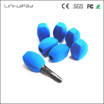Linhuipad 35mm diametre prispôsobenie modrá rozhovor mikrofón penové špongie čelné sklo vysokej kvality kryt