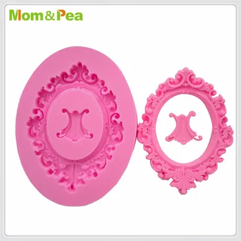 Mama&Pea MPA1834 Rám Tvarované Silikónové Formy Cake Decoration Fondant Tortu 3D Formy potravinársky