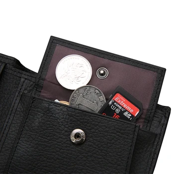 Módne Originálne Kožené Mužov Peňaženky Podnikania Muži Bifold Peňaženka peňaženku s Mince Vrecku