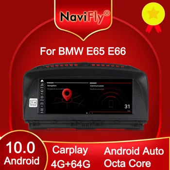 NaviFly Carplay Android Auto 4 GB 64 GB Qualcomm Snapdragon 625 Android 10.0 pre BMW 7 Series E65 E66 2001~2008 MASKA CCC systém