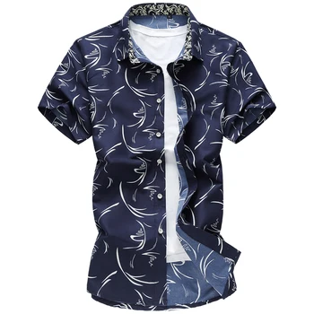 Nové 2020 Letné Tričko Mužov Príležitostné Tlače Krátke Rukáv Tričko Havaj Tričko Pánske Šaty, Košele Plus Veľkosť 5XL 6XL 7XL