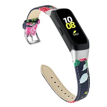 Nové módne luxusné Kožené Pútko pre Samsung Galaxy Fit SM-R370 Watchbands Náramok vhodný Pre SM-R370 šport Smart Hodinky Popruhu Pásu